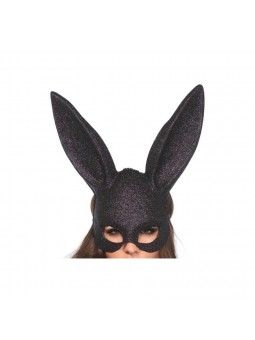 Masque Rabbit - Noir Pailleté