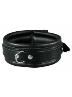 Collier en Cuir 5cm Noir