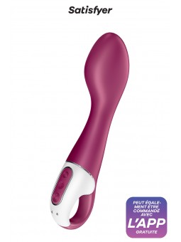 Vibromasseur USB chauffant connecté Hot Spot