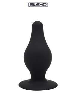 Plug SILEXD Modèle 2 - M - 9 x 4cm Noir