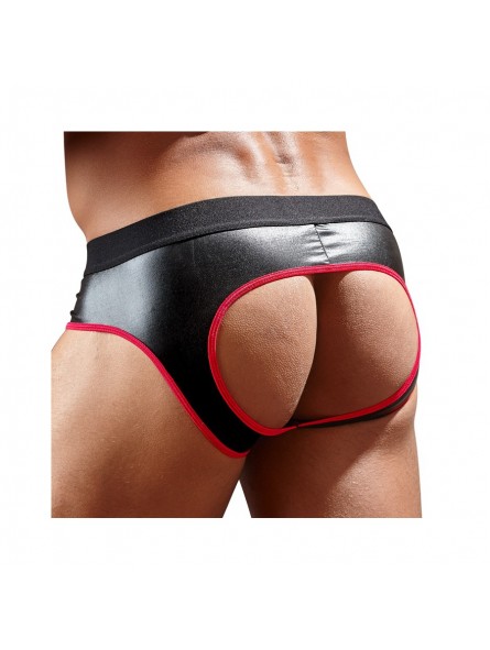 Jockstrap Joy Zip Noir-Rouge