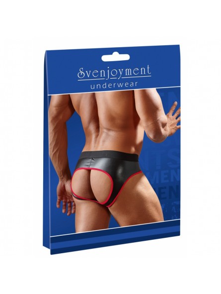 Jockstrap Joy Zip Noir-Rouge