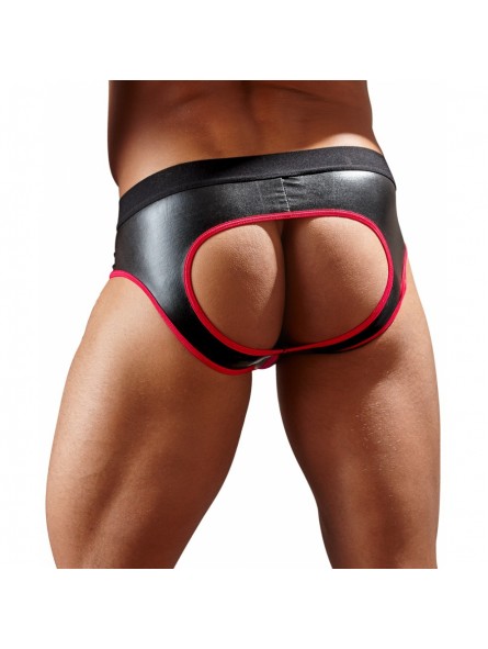Jockstrap Joy Zip Noir-Rouge