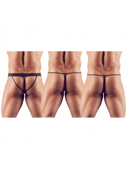 Lot de 3 strings JOY Noirs