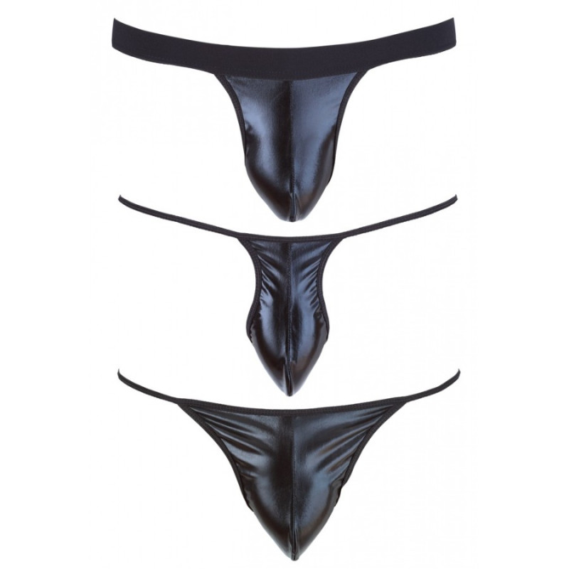 Lot de 3 strings JOY Noirs