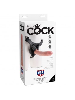 Gode Ceinture Strap-On King Cock 20.3 x 4.6cm