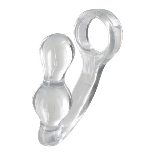 Stimulateur de prostate et cockring gris