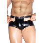 Boxer sexy noir avec ouvertures - J Lingerie