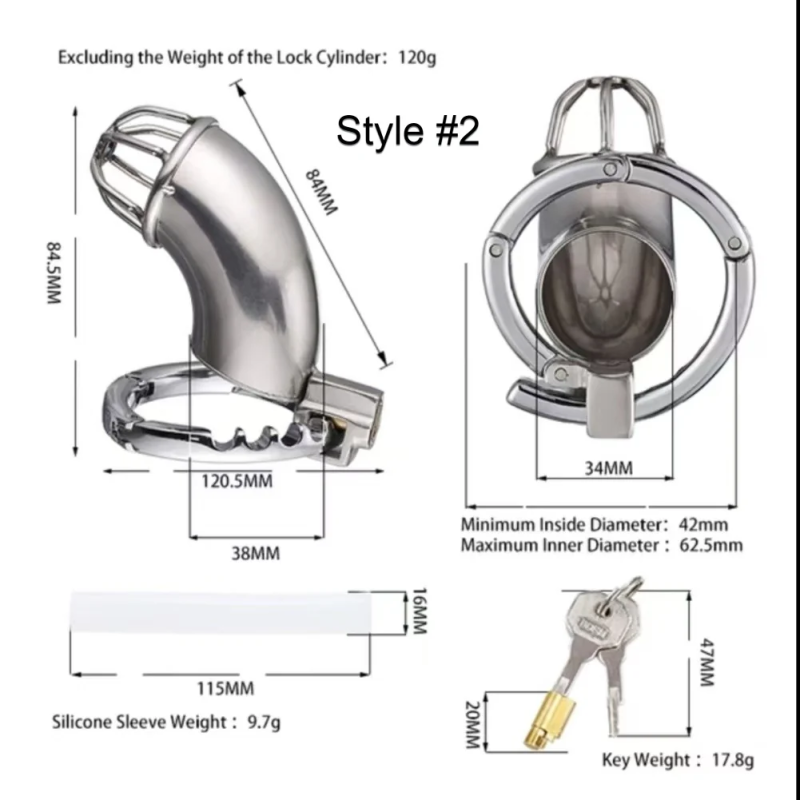 Cage de chasteté Curvedick 11 x 3.3cm